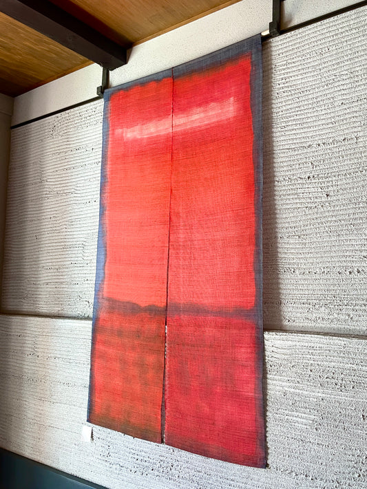 暖簾　Red and navyBlue