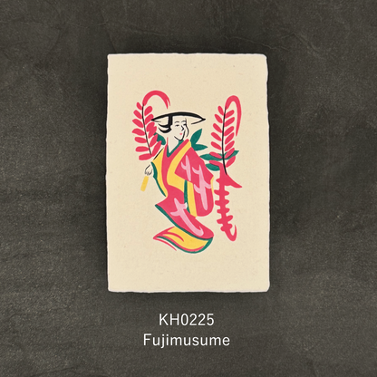 Hand-printed postcards "Otsu-e" series