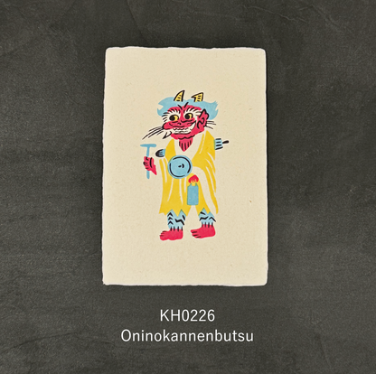 Hand-printed postcards "Otsu-e" series